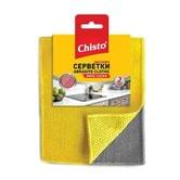 Салфетки для уборки Chisto Dual Clean абразивные, 2 штуки