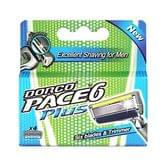 Картридж для бритья Dorco Pace 6 Plus мужской, цена за 1 штуку