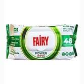 Салфетки для уборки Fairy влажные универсальные без аромата, 100 штук
