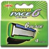 Картридж для гоління Dorco Pace 6 Blade чоловічий, ціна за 1 штуку