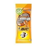 Станок для гоління чоловічий Bic Sensitive одноразовий, 3 леза, ціна за 1 штуку