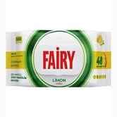 Салфетки для уборки Fairy Лимон влажный универсальный, 100 штук