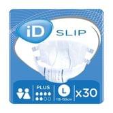 Подгузники для взрослых iD Expert Slip Plus L, 115-155 см, 1 штука