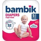 Підгузки дитячі Bambik розмір 5 Junior, 11-25 кг, 1 штука