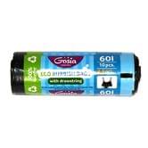 Пакети для сміття 60 л Gosia надміцні, 10 штук (арт. 6856/3831 )