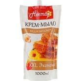 Мило рідке Нектар Мед і молоко, крем-мило 1 л