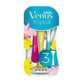 Станок для гоління жіночий Gillette Venus Tropical одноразовий, 3 леза, ціна за 1 штуку