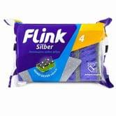 Губка для миття посуду Flink Silber, 4 штуки