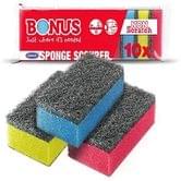 Губка для миття посуду Bonus Non Scratch, 10 штук