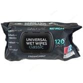 Вологі серветки Naturelle Daily Use М'ята, 120 шт.
