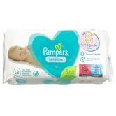 Вологі серветки Pampers Sensitive, 52 шт.