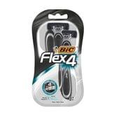Станок для гоління чоловічий Bic Flex одноразовий, 4 леза, ціна за 1 штуку