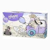 Серветки косметичні Bella Вaby Happy 2-шарові, універсальні, 100 штук