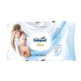 Вологі серветки для дітей Ultra Compact, з клапаном, 72 шт