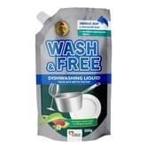 Засіб для миття посуду Wash & Free Алоє вера і лісова суниця, дой-пак 500 мл