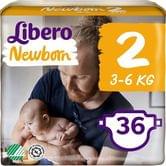 Підгузки дитячі Libero Newborn розмір 2, 3-6 кг, 1 штука
