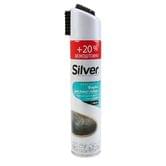 Фарба для замші Silver чорна, аерозоль, 300 мл