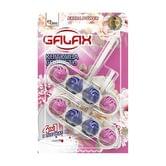 Засіб для чищення унітазу Galax Power Clean Квіткова свіжість, 2х55 г