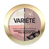 Палетка для контурингу обличчя Eveline Variete light, 10 г