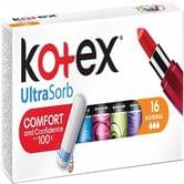 Тампони Kotex ultra sorb normal кольорові 16 шт