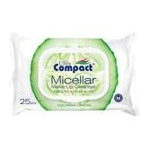 Влажные cалфетки для снятия макияжа Ultra Compact Micellar с мицеллярной водой, 25 шт.