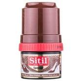 Крем для взуття коричневий Sitil з губкою, 60 мл
