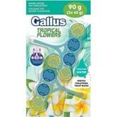 Туалетний блок Gallus Tropical Flowers, 2*45 г