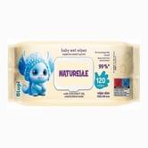 Вологі серветки Naturelle дитячі, з кокосовою олією 120 шт.