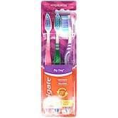 Зубная щетка средней жесткости Colgate Zig Zag,  2 + 1 штука