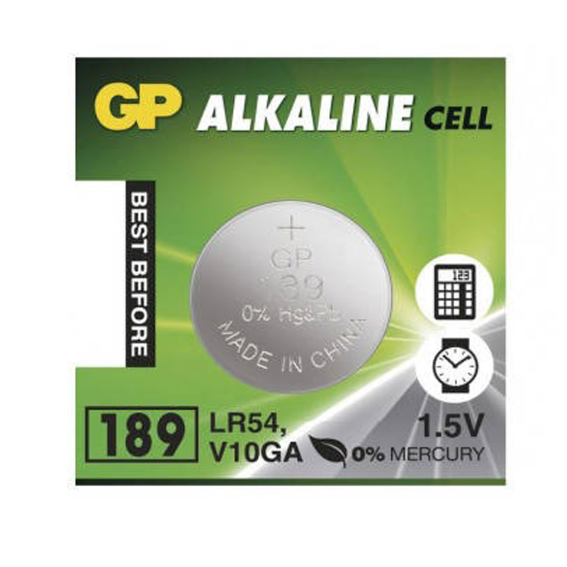 Батарейки GP Alkaline Cell 189 LR54 для годинників і калькуляторів 1 шт.